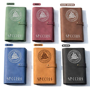 Gift For Women, Gift For Men, Gift For Yourself, Happy - Norse Mythology Viking Runes - Personalized Leather Cable Bag