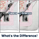 Gift For Couples,Old Couples,Gift For Husband,Gift For Wife,Gift For Boyfriend,Gift For Girlfriend,Love,Custom Photo - Custom Photo Playing Card Couple Lucky In Love - Personalized Fleece Blanket, Sherpa Blanket