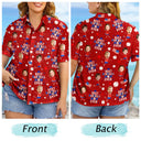 Gift For Father,Gift For Grandpa,Gift For Mother,Gift For Grandma,Happy,Baseball,Independence Day,Photo,Icon - Custom Photo Stars & Stripes Best Baseball Mom Dad Ever - Personalized Hawaiian Shirt