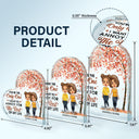 Plaque acrylique personnalisée en forme de cœur, cadeau pour couple, pour le reste de ma vie