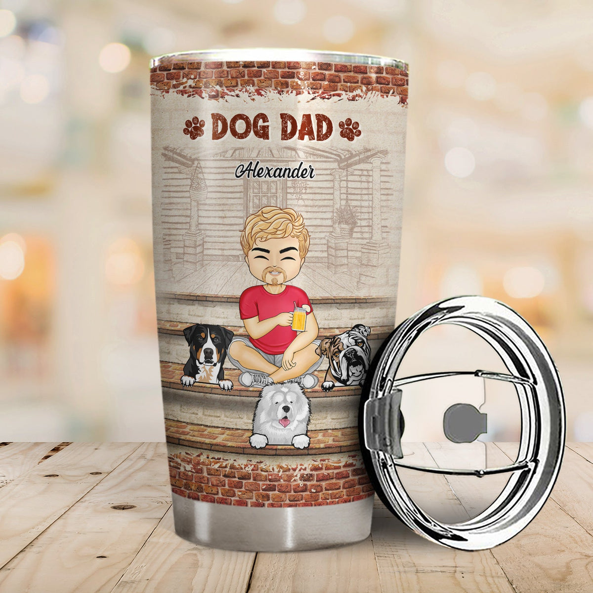 Just A Girl Boy Who Loves Dogs Cats - Gift For Pet Lovers - Personalized Custom Tumbler