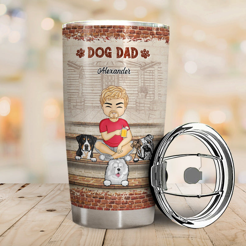 Just A Girl Boy Who Loves Dogs Cats - Gift For Pet Lovers - Personalized Custom Tumbler