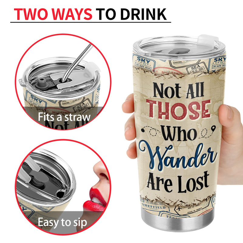 Juste une fille ou un garçon qui aime voyager et faire des croisières - Cadeau d'anniversaire pour lui, elle, les amoureux des voyages et des vacances - Gobelet personnalisé