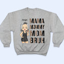 Mama Mommy Mom Bruh - Birthday, Loving Gift For Mother, Grandma, Grandmother - Personalized Custom T Shirt