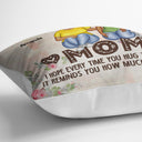 We Hope Every Time You Hug This Pillow - Birthday, Loving Gift For Mom, Mother, Grandma, Grandmother - Personalized Custom Pillow