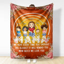 We Hope Every Time You Snuggle This Blanket - Birthday, Loving Gift For Mom, Mother, Grandma, Grandmother - Personalized Custom Fleece Blanket