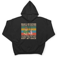 Même si je ne suis pas de ton sac - Anniversaire, cadeau d'amour pour beau-père, beau-père, papa bonus, Insta-papa - T-shirt personnalisé