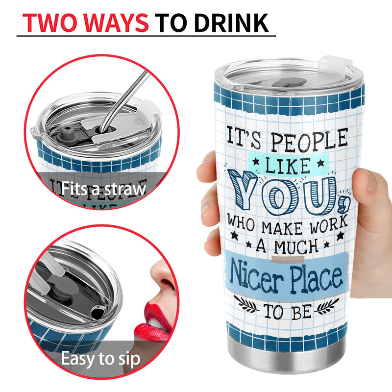 Unbreakable Bond Of Coworkers Who Put Up With - Funny, Anniversary, Goodbye, Retired, Birthday Gifts For Colleagues, Besties - Personalized Tumbler