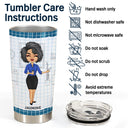 Unbreakable Bond Of Coworkers Who Put Up With - Funny, Anniversary, Goodbye, Retired, Birthday Gifts For Colleagues, Besties - Personalized Tumbler