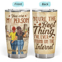 My Bum Would Be So Lonely, I Like You How I Like My Coffee - Birthday, Loving, Anniversary Gift For Spouse, Couple, Husband, Wife - Personalized Tumbler