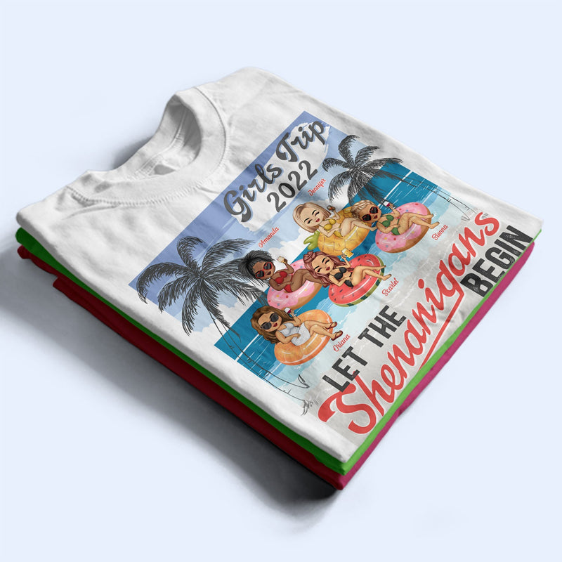 Voyage entre filles moins cher qu'une thérapie, des plages, de l'alcool et des meilleures amies - Cadeau d'anniversaire, de voyage, de vacances pour meilleure amie, meilleure amie, sœurs - T-shirt personnalisé