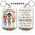 Through Thick & Thin I Promise Chibi - Funny, Anniversary, Birthday Gift For Bestie, Friend, Sibling - Personalized Aluminum Keychain