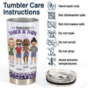 Contre vents et marées, je promets Chibi - Cadeau d'anniversaire amusant pour meilleur ami, ami, frère ou sœur - Gobelet personnalisé