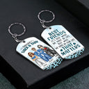 Through Thick & Thin I Promise Fashion - Funny, Anniversary, Birthday Gift For Bestie, Friend, Sibling - Personalized Aluminum Keychain