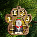 Semi-Real Art - Christmas Gift For Dog Lovers, Cat Lovers, Pet Owners - Personalized 2-Layered Wooden Ornament