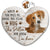 Custom Photo When You Miss Me - Loving, Memorial Gift For Dog Lovers, Cat Lovers - Personalized Heart Shaped Pillow
