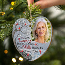 Custom Photo I'm Always With You - Christmas, Memorial Gift For Family, Siblings, Friends - Personalized Custom Shaped Wooden Ornament