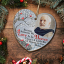 Custom Photo I'm Always With You - Christmas, Memorial Gift For Family, Siblings, Friends - Personalized Custom Shaped Wooden Ornament