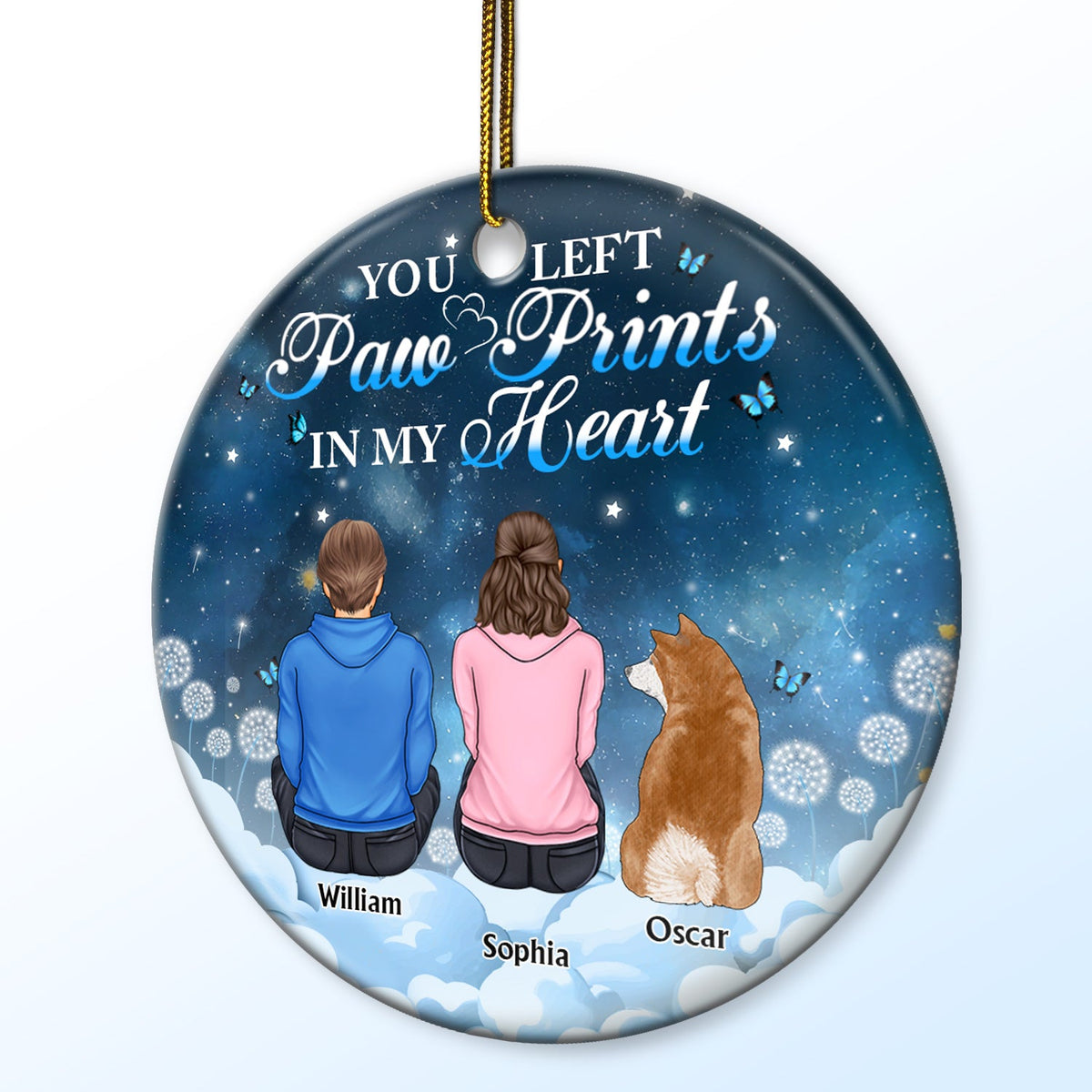 If Love Could Have Saved You - Christmas, Memorial Gift For Dog Lovers, Cat Lovers - Personalized Circle Ceramic Ornament