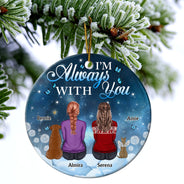 If Love Could Have Saved You - Christmas, Memorial Gift For Dog Lovers, Cat Lovers - Personalized Circle Ceramic Ornament