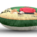 I Love You To The Moon And Back - Gift For Dog Lovers, Cat Lovers - Personalized Round Pillow