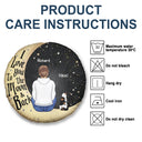 I Love You To The Moon And Back - Gift For Dog Lovers, Cat Lovers - Personalized Round Pillow