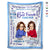 Best Friends Forever Connected By Heart Cartoon - Loving Gifts For Besties - Personalized Fleece Blanket