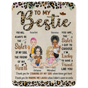 You Will Always Be The Sister Of My Soul - Gift For Besties, Best Friends - Personalized Fleece Blanket