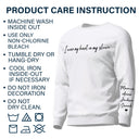 I Wear My Heart On My Sleeve - Gift For Mom, Grandma, Besties, Sisters - Personalized Sweatshirt With Sleeve Imprint