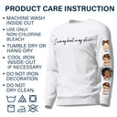 I Wear My Heart On My Sleeve Kid - Gift For Mom, Grandma, Besties, Sisters - Personalized Sweatshirt With Sleeve Imprint