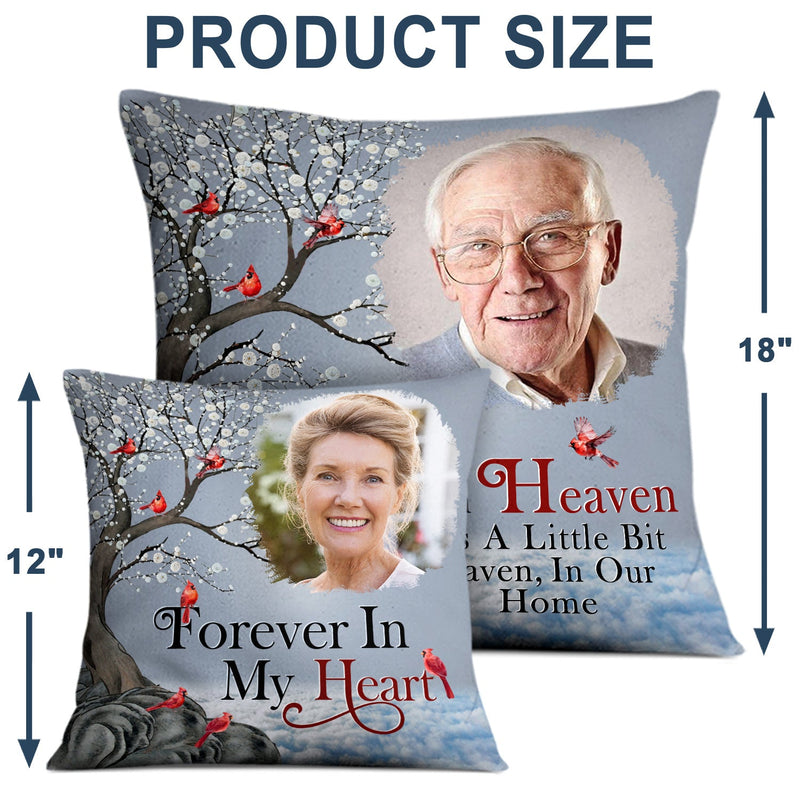 Custom Photo When You Miss Me - Loving, Memorial Gift For Siblings, Family, Friends - Personalized Pillow