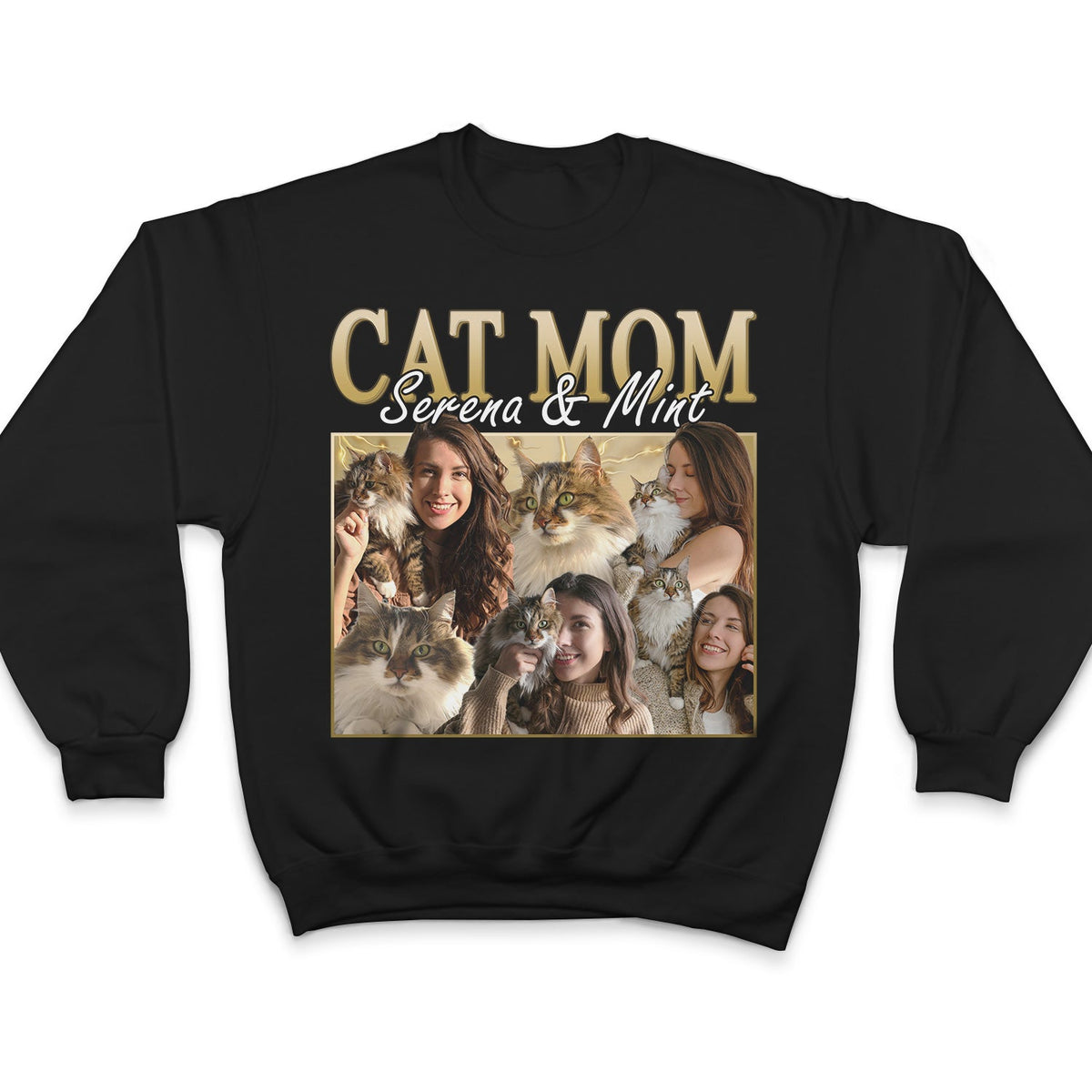 Custom Photo 90s Retro Vintage - Birthday, Anniversary Gift For Dog Mom, Cat Dad, Pet Lover - Personalized T Shirt