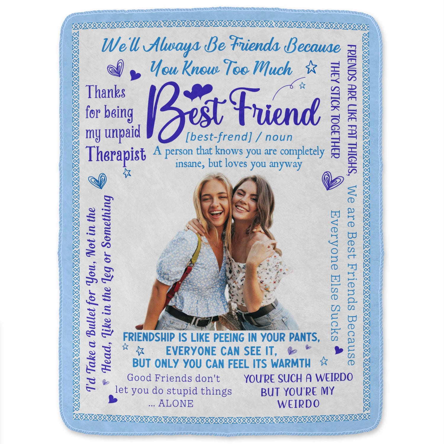 Funny Gifts for Best Friend, I'd Take a Bullet for You Best Friend