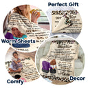 Never Forget That I Love You Mom Leopard Pattern - Gift For Daughters - Personalized Fleece Blanket, Sherpa Blanket