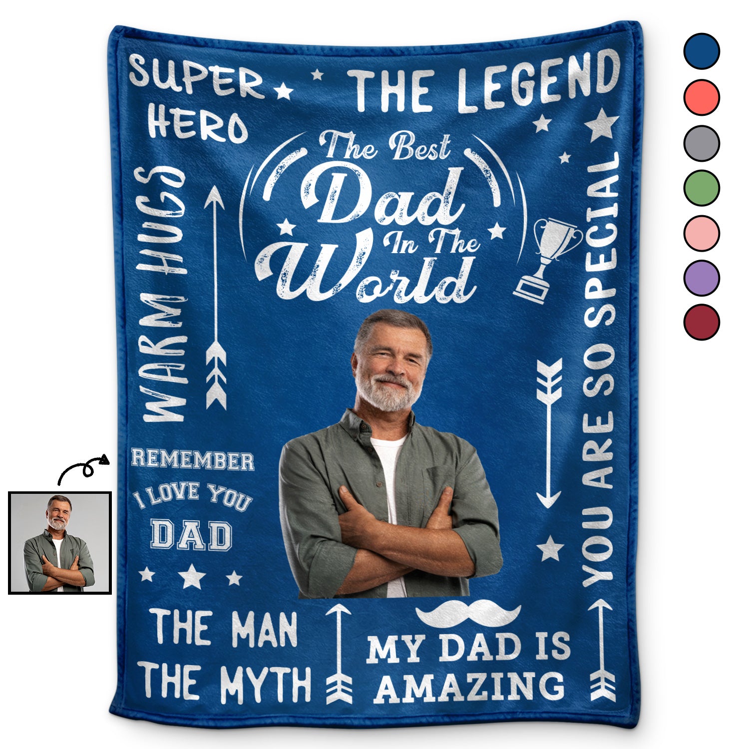 Shout Out To My Kids - Gift For Father - Personalized Custom 4 In 1 Ca -  Wander Prints™