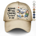 Camping Partners For Life - Gift For Camping Couples, Campers, Husband, Wife - Personalized Classic Cap