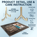 Custom Photo God Knew My Heart Needed You - Loving, Anniversary Gift For Couple, Spouse, Husband, Wife - Personalized 2-Layered Wooden Plaque With Stand