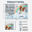 Custom Photo I'll Carry You - Memorial Gift For Dog Lovers, Cat Lovers, Dog Mom, Dog Dad - Personalized Aluminum Wallet Card