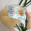 Custom Photo I'll Carry You - Memorial Gift For Dog Lovers, Cat Lovers, Dog Mom, Dog Dad - Personalized Aluminum Wallet Card