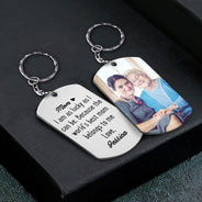 Custom Photo World's Best Mom - Gift For Mom, Mother, Grandma - Personalized Aluminum Keychain