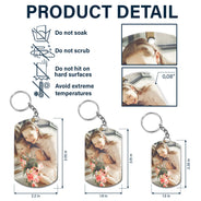 Custom Photo World's Best Mom - Gift For Mom, Mother, Grandma - Personalized Aluminum Keychain