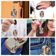 Custom Photo World's Best Mom - Gift For Mom, Mother, Grandma - Personalized Aluminum Keychain