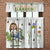 Gift For Mom, Nana, Mother, Grandma - Garden Lovers - Personalized Curtain Valance And Tiers Set