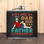 Not A Dad Bod It's Father Figure - Gift For Dad, Grandpa - Personalized Hip Flask