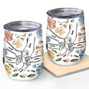 Hand In Hand, I Will Always Protect You - Gift For Mom, Grandma - 3D Inflated Effect Printed Cup - Personalized Wine Tumbler