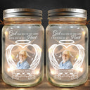 Custom Photo Always Shine In My Heart - Loving, Memorial Gift For Family, Siblings, Friends - Personalized Mason Jar Light