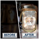 Custom Photo Always Shine In My Heart - Loving, Memorial Gift For Family, Siblings, Friends - Personalized Mason Jar Light