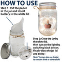 Custom Photo Always Shine In My Heart - Loving, Memorial Gift For Family, Siblings, Friends - Personalized Mason Jar Light