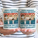 Your Tiny Furry Overlords - Gift For Cat Lovers, Cat Mom, Cat Dad - Personalized Mug