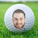 Custom Photo What A Freaking Fantastic Golfer - Funny Gift For Dad, Step Dad, Father-in-law, Grandpa, Uncle - Personalized Golf Ball